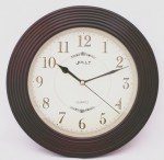 Orologio da Parete DIAM.28CM FINITURA LEGNO(#716 cod.81SVEWL8106)