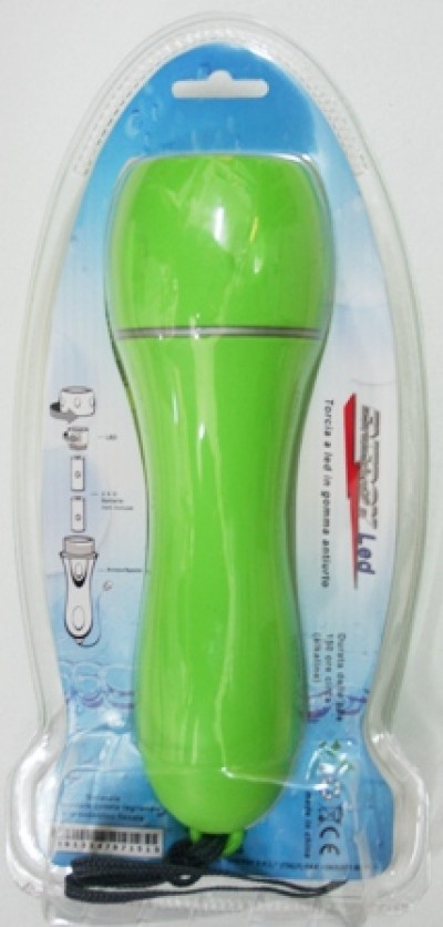 TORCIA 5 LED ALTA LUMINOSITA ENERGY (DX2) SUBACQUEA 20M VERDE (#488 6G6488)