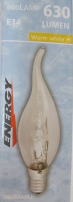  Lampadina FIAMMA alogena E14 28W (#355 Cod.72HA1428F)