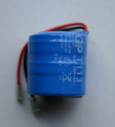 pila ricaricabile Ni-CD a bottone T113  x3 3,6V 170mAh (@198)