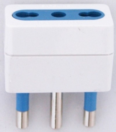 Adattatore bipasso 10/16A AC230V con spina 16A sl1032 (#302 596302)