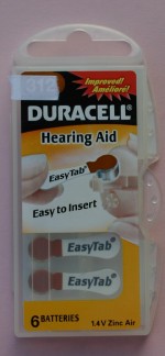 6 PILE DA13 1,4V ZINCO ARIA DURACELL APP.ACUSTICI iva4% (#46 111046)