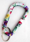 MOSCHETTONE BIANCO E FIORI "C" 76x43MM (#605 cod.81MC) *NOT CLIMBING