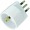 ADATTATORE SCHUKO A SPINA 10A 2P+T (#292A cod.5SL1006)