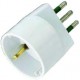 ADATTATORE SCHUKO A SPINA 10A 2P+T (#292A cod.5SL1006)