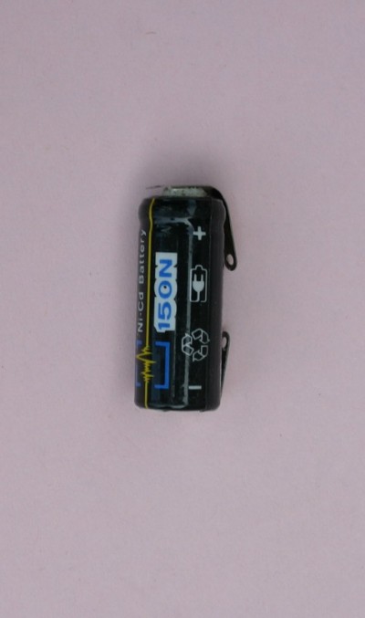 pila 2/3 AAA Ricaricabile Ni-CD 1,2V 150mAh  GP  (cod.322/3AAA150LG)